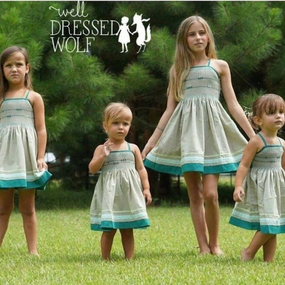 Well Dressed Wolf WDW Girls Bird On A Wire Dress - Picture 7 of 7